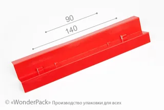 Ложемент в коробку №0059 "Браслетна". Код М0059-Л03. Червоний