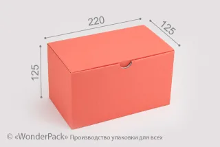 Коробка "Львів" №М0055-о5 3-шарова корал