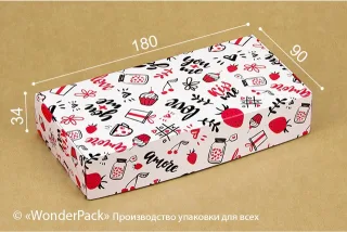 Коробка "Натуральна 2" №М0014-о21. "You + Me"