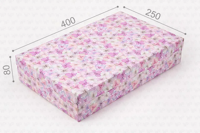 Коробка "Мега" №М0046-о9. "Гортензія"
