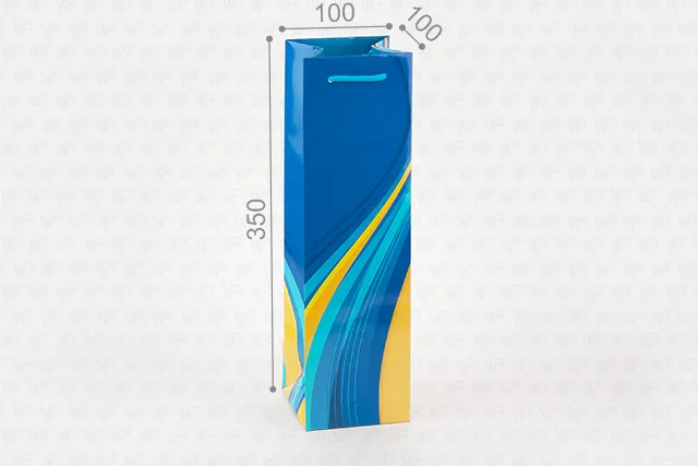 Пакет подарунковий ПР004-о5. 350*100*100 мм. "УКРАЇНА"