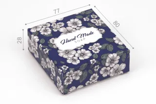Коробка "Стандарт" №М0001-о36. "Hand made soap"