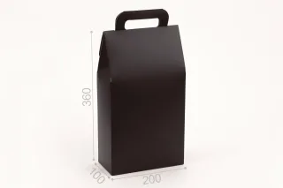 Коробка "Пляшкова" №М0080-о3 "Чорна"