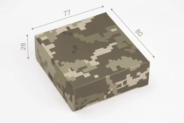 Коробка "Стандарт" №М0001-о47 "Камуфляж"