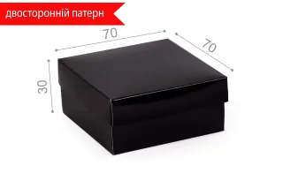Коробка "Для біжутерії / ювелірки" №М0018-о14. Чорна