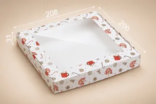 Коробка "Пряникова" №М0044-о15. "Різдво"