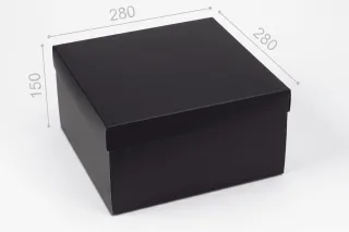Коробка "Максі" №М0049-о11. Чорна