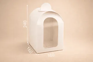 Коробка "Купол". М0056-о2. Біла