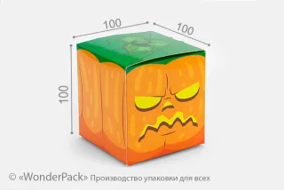 Коробка "Для чашки" №М0017-о31. "Halloween"