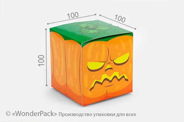 Коробка "Для чашки" №М0017-о31. "Halloween"