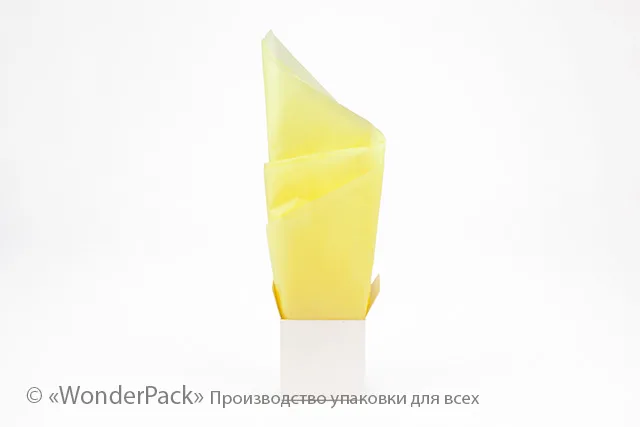 Тіш'ю, цигарковий папір для пакування. 50*70 см. Колір - жовтий