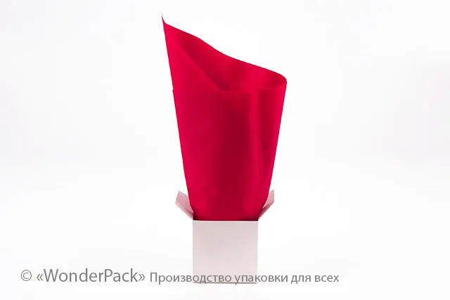 Тіш'ю, цигарковий папір для пакування. 50*70 см. Колір - червоний