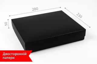 Коробка "Топ" №М0009-о28. Чорна