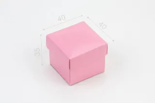 Коробка "Бусинка" №М0062-о7. Рожева