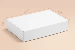 Коробка "Цукеркова" №М0032-о1. Біла