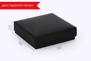 Коробка "Квадро" №М0023-о8. Чорна