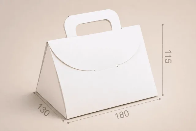 Коробка "Сумочка NEW small" №М0005-о20. Біла