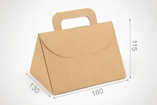 Коробка "Сумочка NEW small" №М0005-о21. Крафт