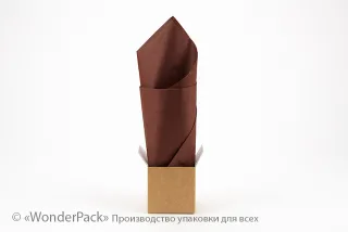 Тіш'ю, цигарковий папір для пакування. 50*70 см. Колір - коричневий