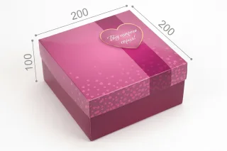 Коробка "Київ" №М0053-о21. "Від щирого серця"