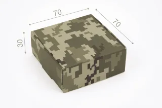 Коробка "Натуральна" №М0013-о32 ЗСУ
