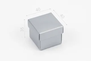 Коробка "Бусинка" №М0062-о8. Срібло