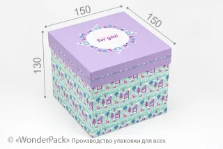 Коробка "Україна" №М0040-о7. "For you"