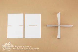 Перегородка в коробку "Баварія" Код М0033-П1. Біла