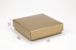 Коробка "Квадро" №М0023-о19. "Золото"