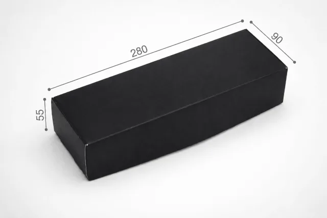 Коробка "Довга 2" №М0035-о8"Чорна оновлена"