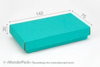 Коробка "Моцарт" №М0050-о3. Гофра 3-шарова м'ятна