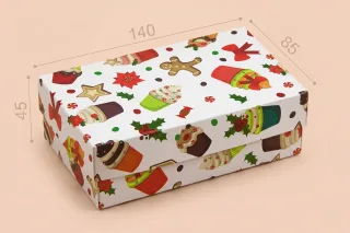 Коробка "Медіум" №М0010-о16. "Зимові солодощі"