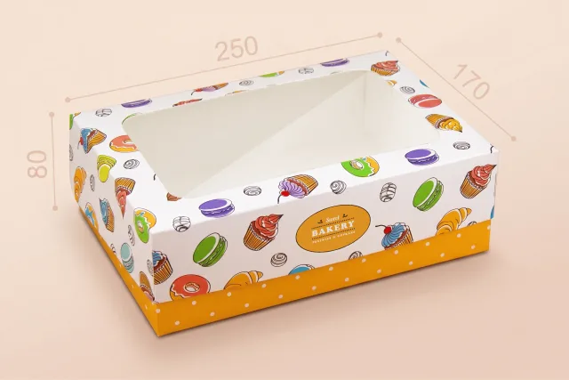 Коробка "Кексова" №М0061-о5. Bakery