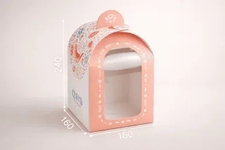 Коробка "Купол". М0056-о7. "Свято Великодня"