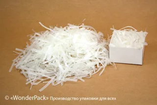 Наповнювач паперовий НАП-033. Колір - білий, 25 г