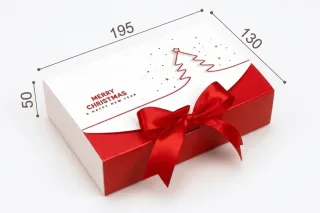 Коробка "Стильна - міні" М0028-о11. "Merry Christmas"