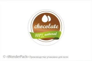 Наклейки на оракалі. 10 штук в блоці. Код НО-037. "Chocolate"