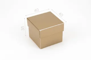 Коробка "Бусинка" №М0062-о11. Золото