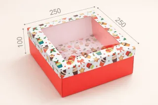 Коробка "ГіфтБокс" №М0069-о21. "Солодощі" з вікном