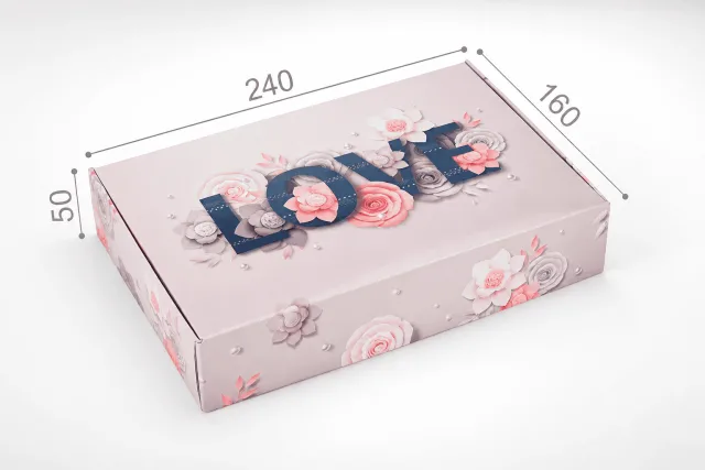 Коробка "Цукеркова" №М0032-о17. "LOVE"