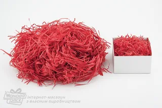 Наповнювач з тіш'ю НАП-005. Колір - червоний, 25 г