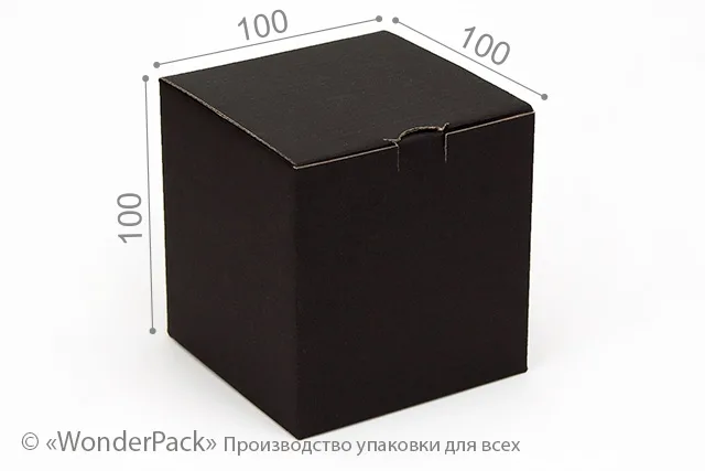 Коробка "Для чашки" №М0017-о28. 3-шарова чорна