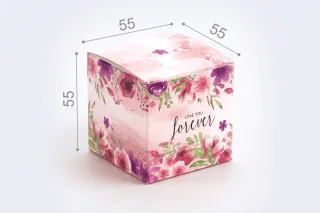 Коробка "Бонбоньєрка" №М0006-о24. "Love you forever"