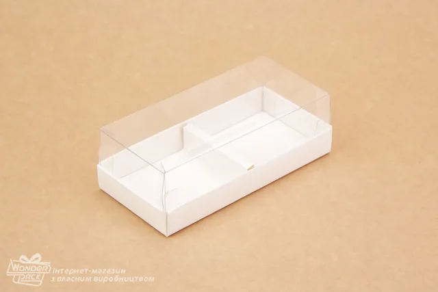 Коробка 125*60*40 з пластиковою кришкою