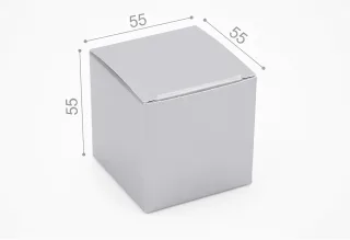 Коробка "Бонбоньєрка" №М0006-о29 Срібло
