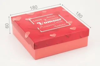 Коробка "Баварія" №М0033-о7. "L'amour"
