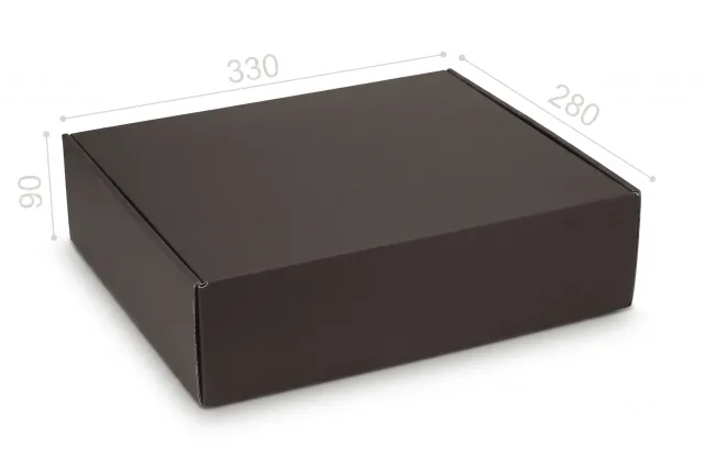Коробка "Універсальна 2" №М0065-о6. 3-шарова чорна