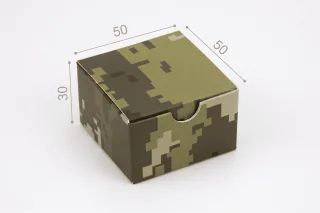Коробка "Для біжутерії / ювелірки - 2" №М0019-о15. камуфляж