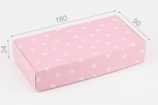 Коробка "Натуральна 2" №М0014-о15. Рожева