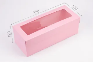 Коробка "Лялькова" №М0012-о9. "Рожева"